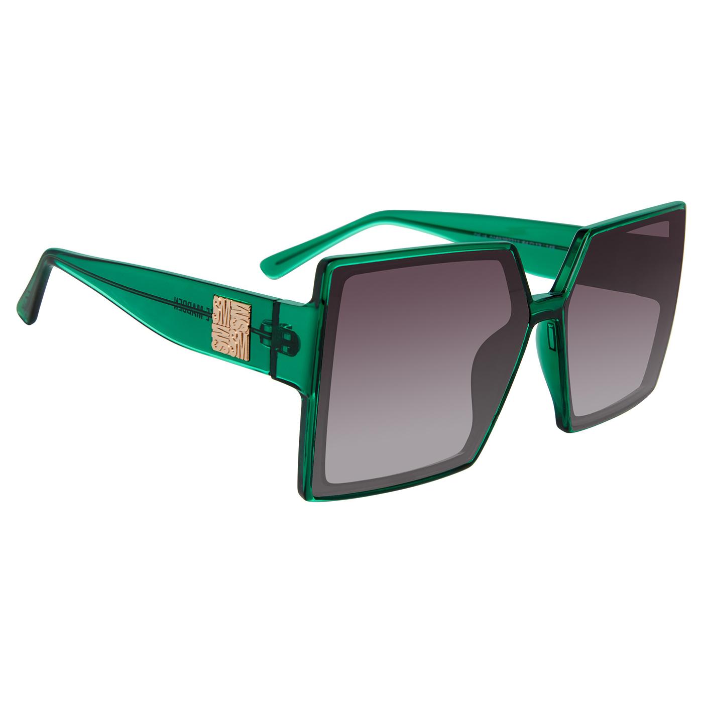 Deja Crystak Green Smoke Gradient - Occhiali da Sole Verdi SMAX17256  STEVE MADDEN 