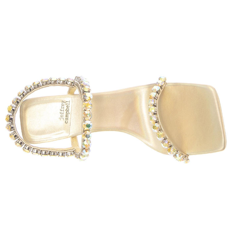 W' Saint Light Gold Metallic - Sandali Donna Oro JC-927-10-13  JEFFREY CAMPBELL 