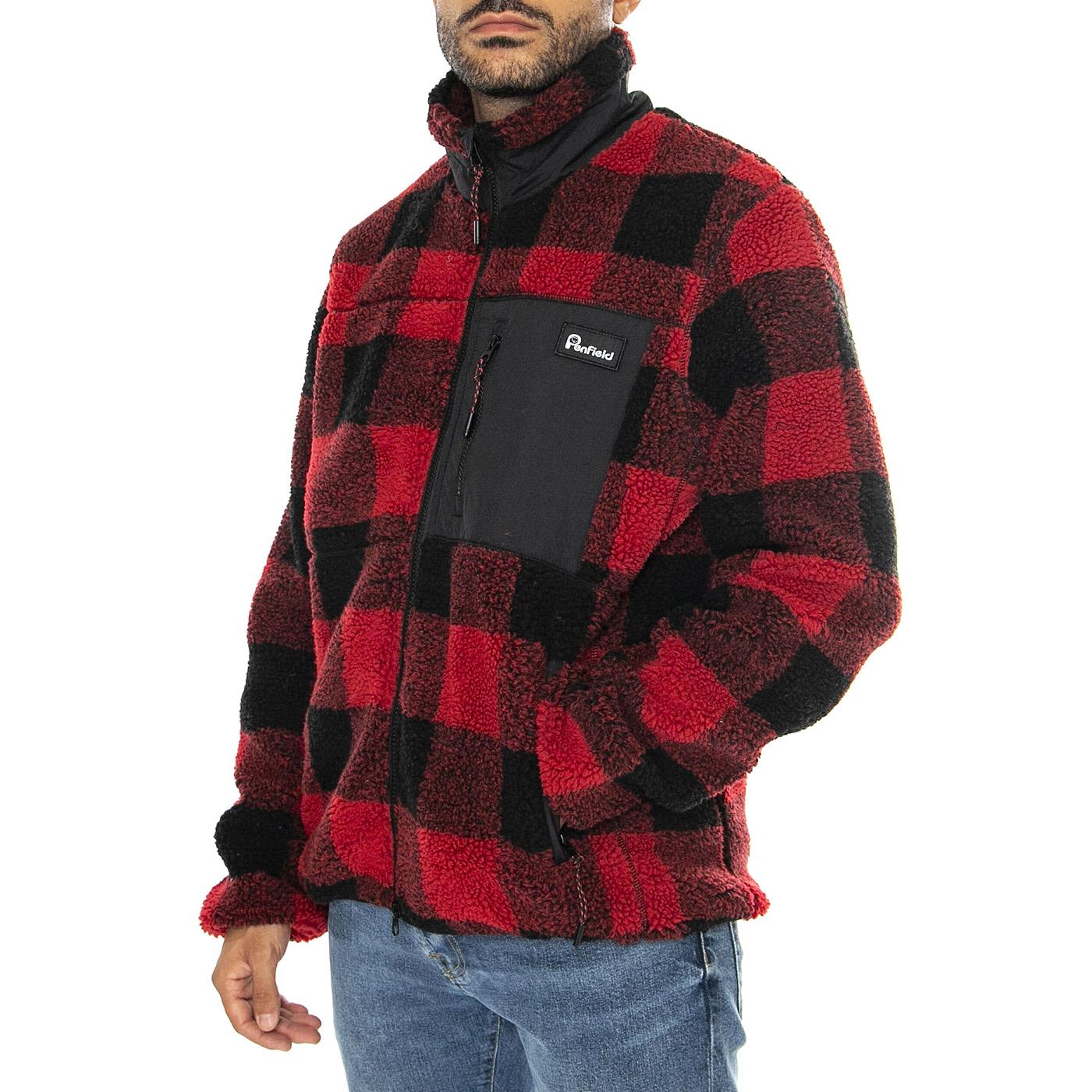 The Checked Mattawa Jacket Black - Giacca Uomo Multicolore PFD0246-023  PENFIELD 