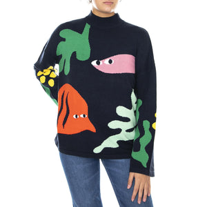  LOW50069PET-NAVY/MULTU  LAZY OAF 