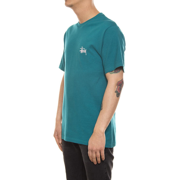 BASIC STUSSY TEE DARK TEAL 1904003-DARK TEAL  STUSSY 