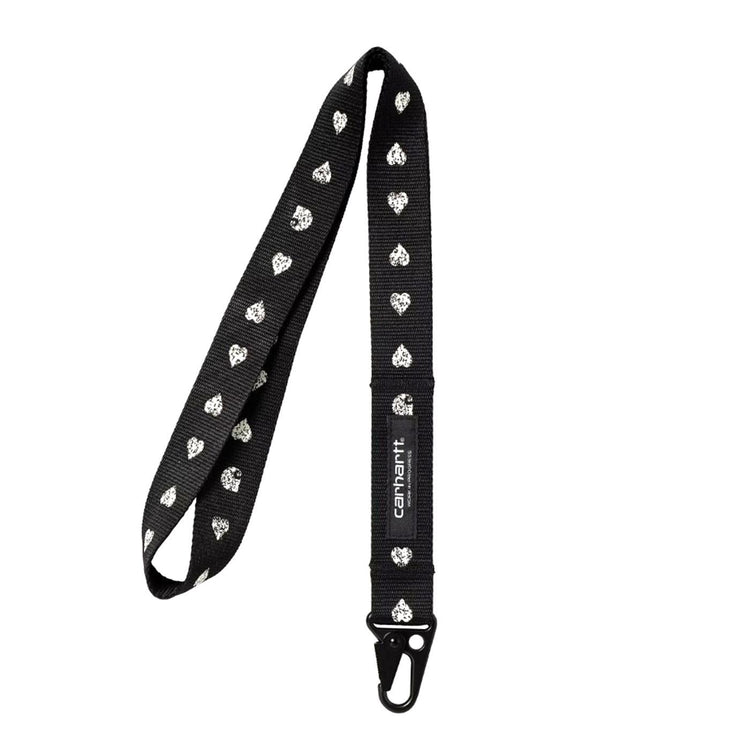 Drewe Keychain Heart C Pinstripe, Black / Natural - Portachiavi Nero I034614.2S0XX  CARHARTT WIP 