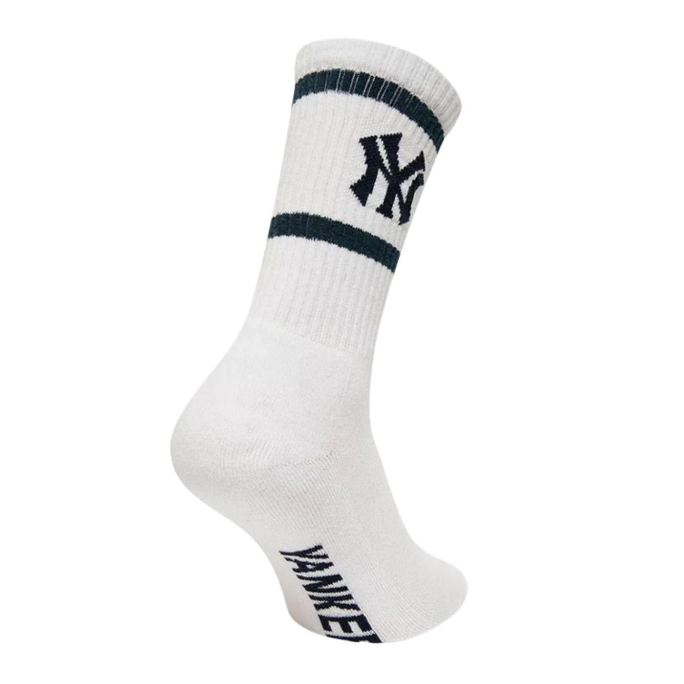 MLB Premium Socks New York Yankees - Calzini Bianchi con Logo 13113632 WHT NEW ERA 