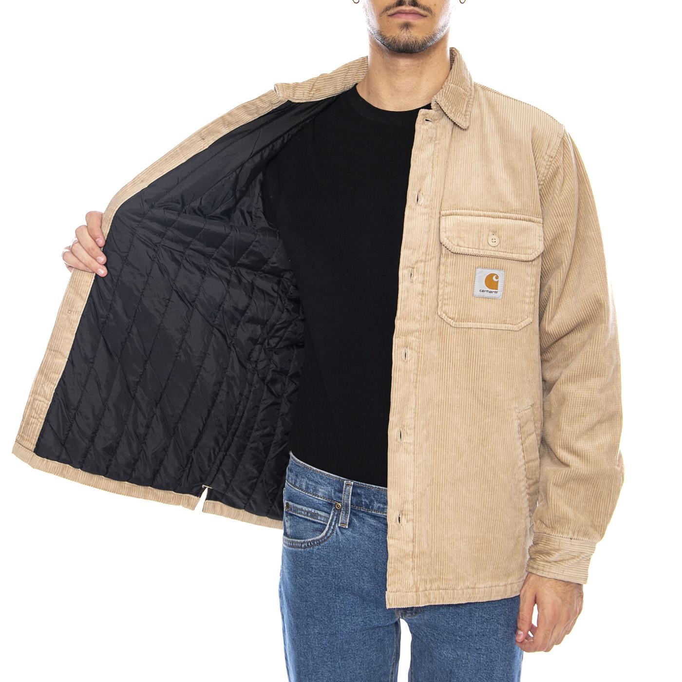 Whitsome Shirt Jacket Wall - Giacca Invernale Uomo Beige I028827-G1XX . CARHARTT WIP 