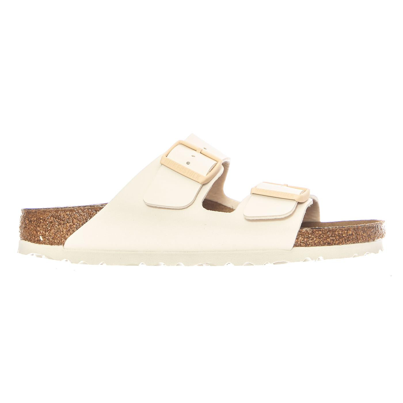 Arizona Birko Flor Narrow Fit Eggshell - Sandali Donna Bianchi 1027339 EGL BIRKENSTOCK 