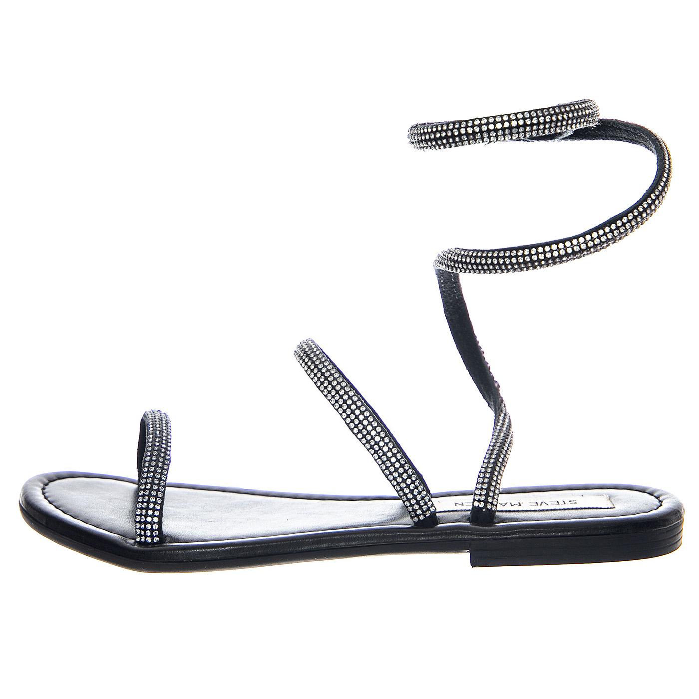 Sociable Black / Silver - Sandali Donna Argento SMSSOCIABLE-BLKSIL  STEVE MADDEN 