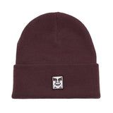 Icon Patch Cuff Beanie Plum Perfect - Lila Strickmütze OBEY ACCESSORIES