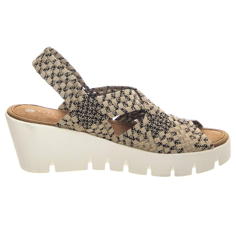Venti Brighten Wheat Mix - Sandali Donna Multicolore BMSVENTIBRIGTHEN-WHE  BERNIE MEV 
