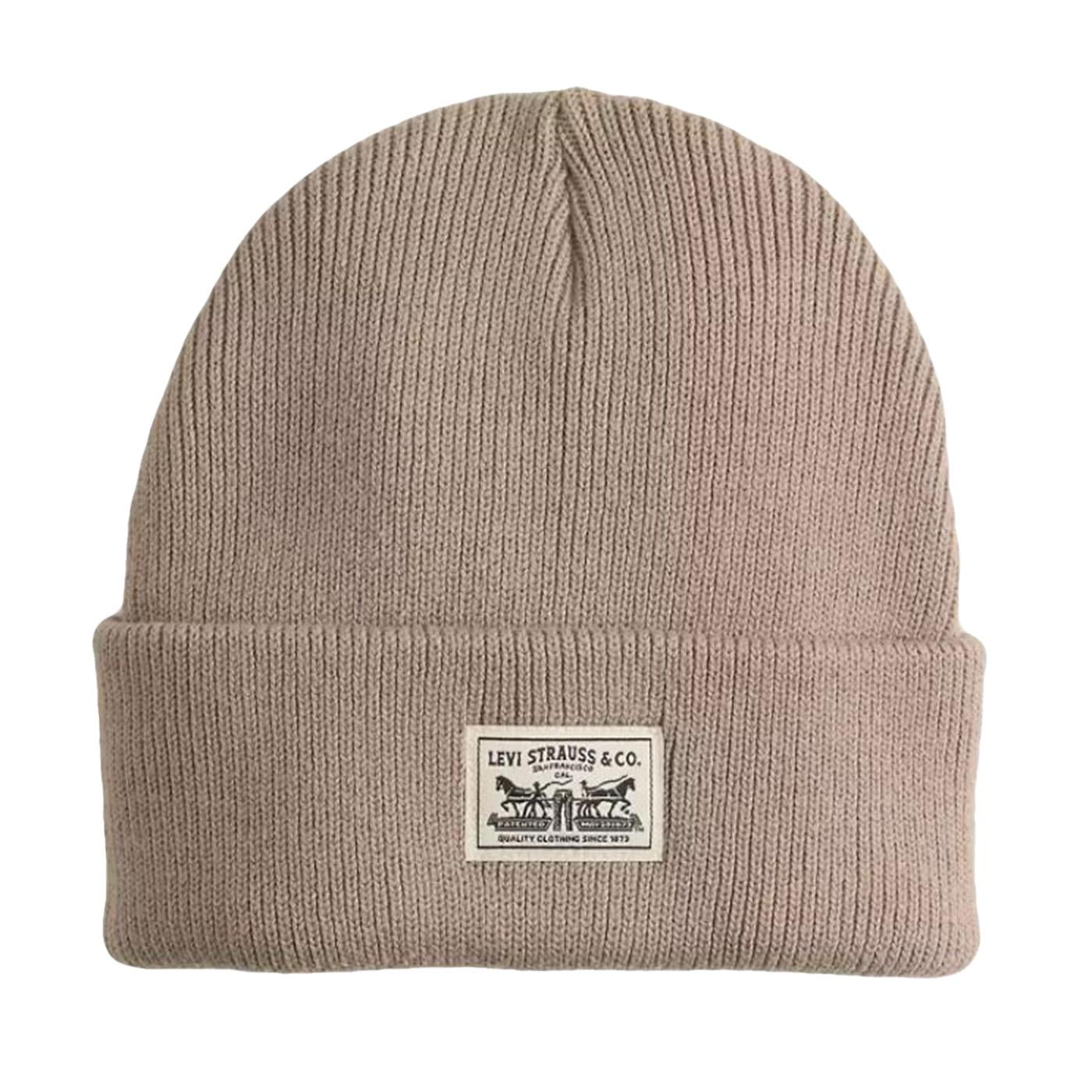 Autunno / Inverno - Backpatch Beanir Fungi Neutral - Berretto Beige 000J4-0013 . LEVIS 