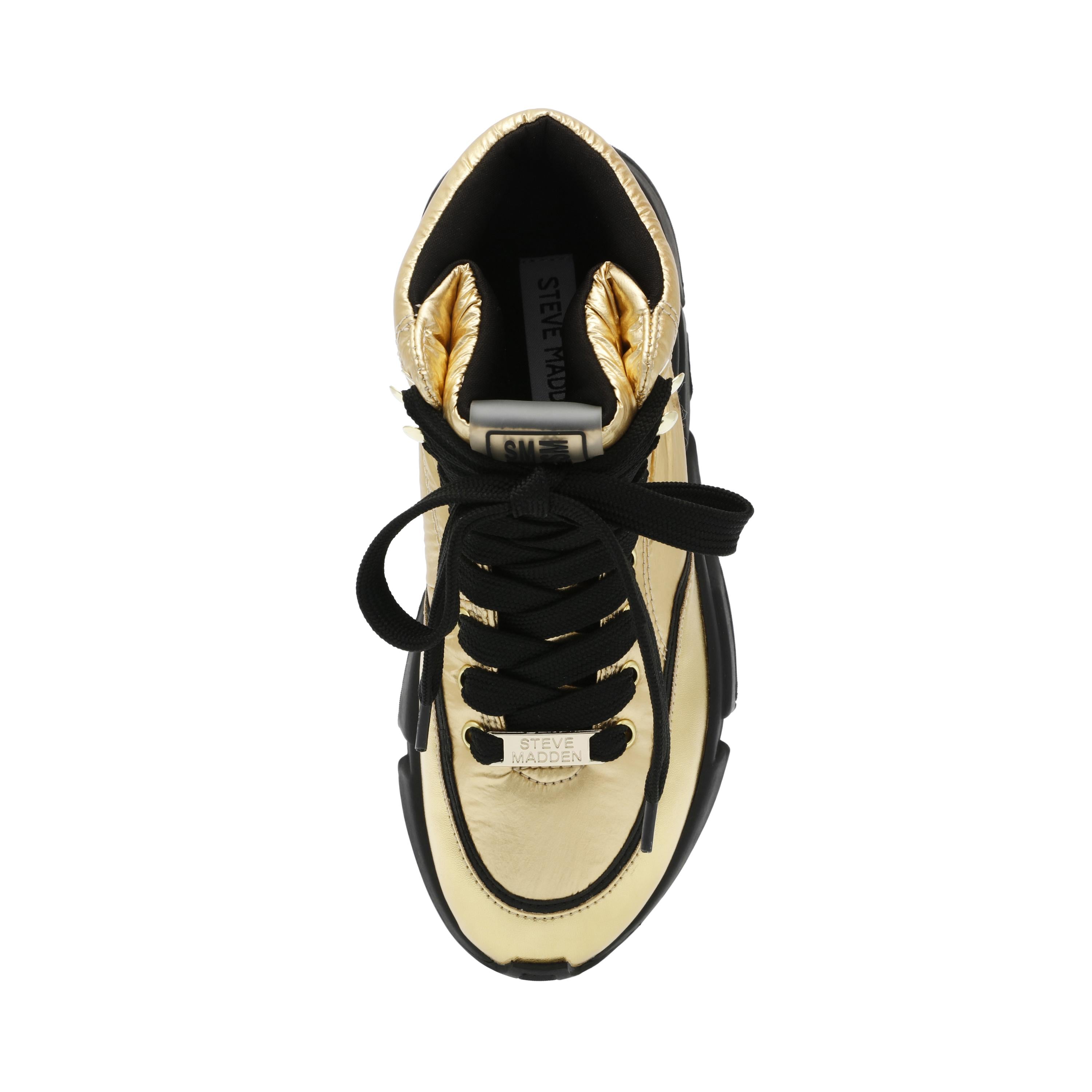 Gameplan Gold - Scarpe Stringate Profilo Alto Donna Oro SMPGAMEPLAN-GOL  STEVE MADDEN 