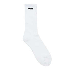 Obey Bold Socks - Calzini Bianchi 100260144 WHT OBEY 