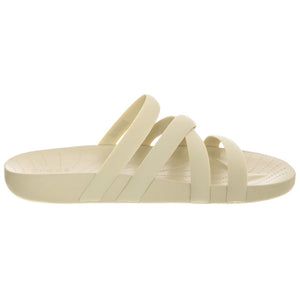 W' Crocs Splash Strappy Bone - Sandali Donna Beige CR.208217-BONE  CROCS 