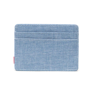 Charlie Cardholder Ashley Blue Crosshatch - Portacarte Blu 30065 06571 HERSCHEL 