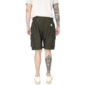 M' Workwear Nylon Pocket Shorts Military Green - Bermuda Uomo Verdi 6080078-12515  CAT 