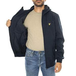Fleece Back Softshell Jacket Dark Navy - Giacca con Cappuccio Uomo Blu JK2110V-Z271  LYLE & SCOTT 