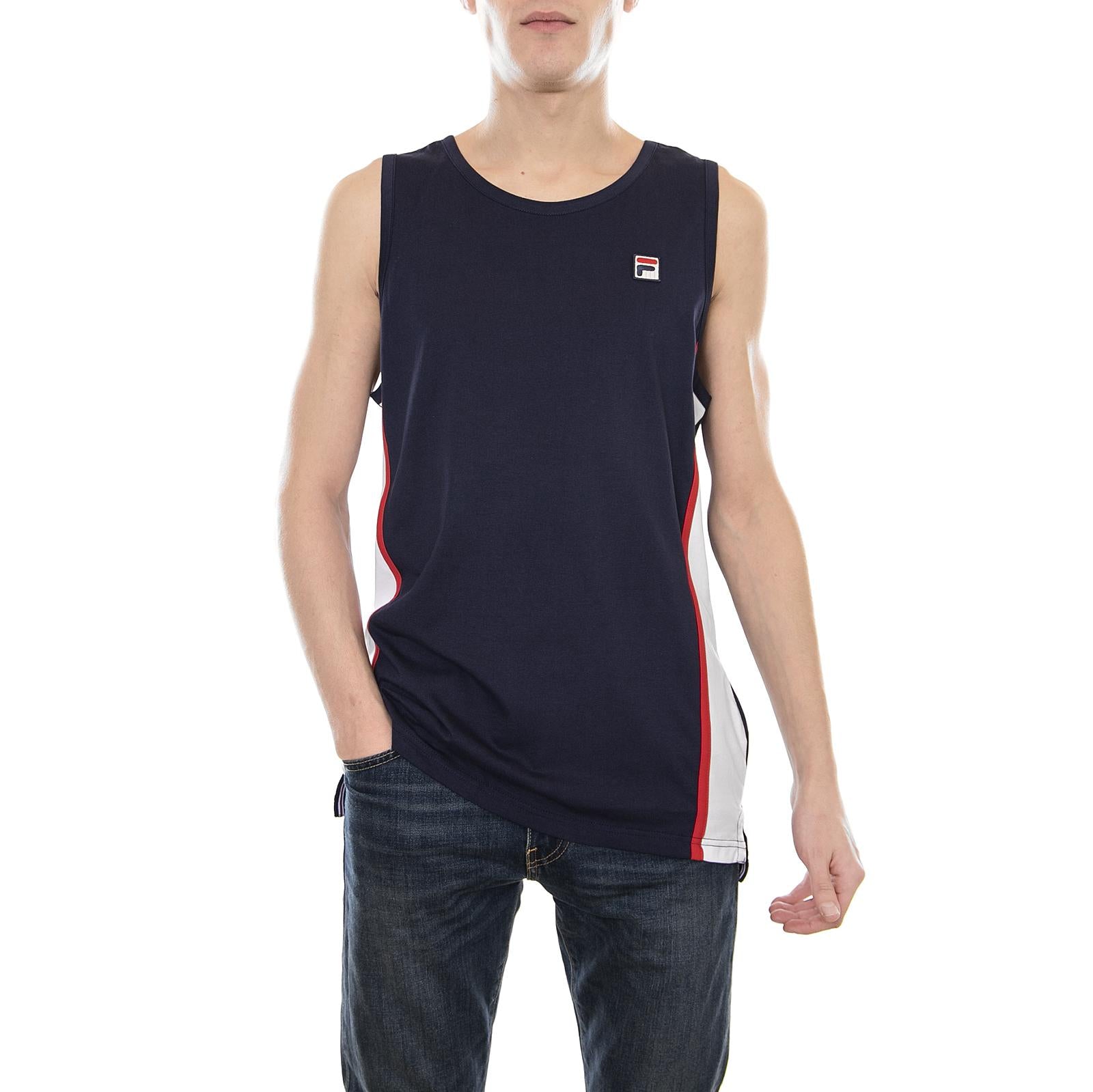 Piaggi Cut And Sew Tank peacoat-white-red 684353-183  FILA 