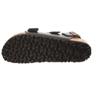 Milano Dark Brown Natural Leather - Sandali Uomo Marroni 034103 . BIRKENSTOCK 