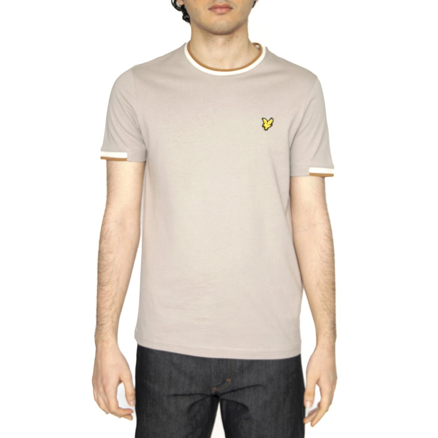 Half Tipped T-Shirt Pale Grey - Maglietta Girocollo Uomo Grigia TS2210V-X623  LYLE & SCOTT 