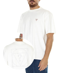 Go Surplus Tee Sandy Shore Multi - Maglietta Girocollo Uomo Bianca M3BI09K9XF1-F0J1  GUESS ORIGINALS 