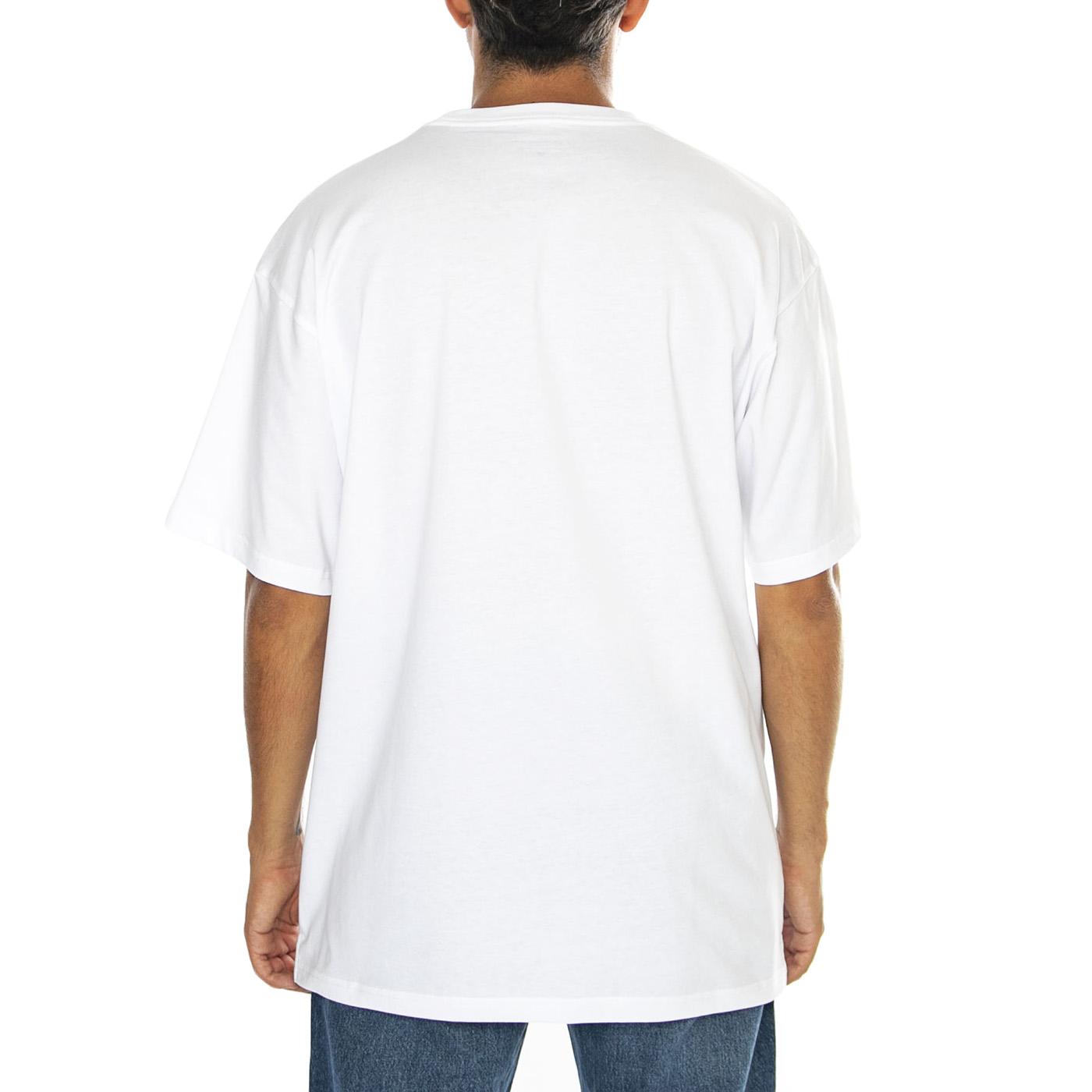 S/S Madison T-Shirt White / Black - Maglietta Girocollo Uomo Bianca I033000.00AXX . CARHARTT WIP 