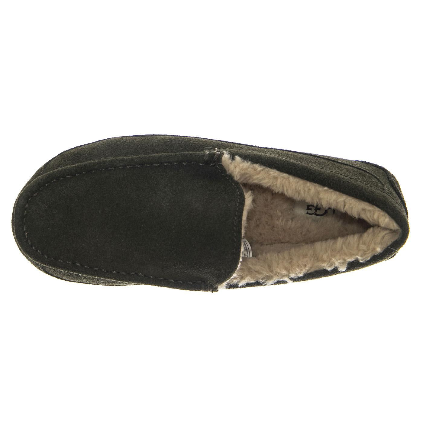 UGG M Ascot Forest Night - Mocassini Uomo in Pelle Scamosciata Verde Scuro 1101110M FRSN UGG 