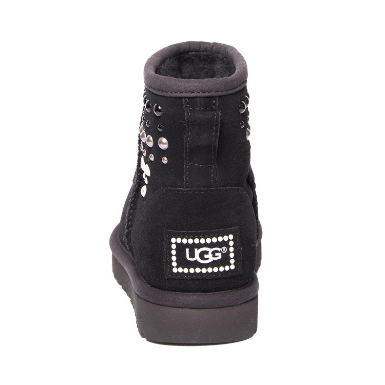 Wm Classic Mini Boots with Pearls - Black - Stivaletti Donna Neri UGSCLMPBK1012393W  UGG 