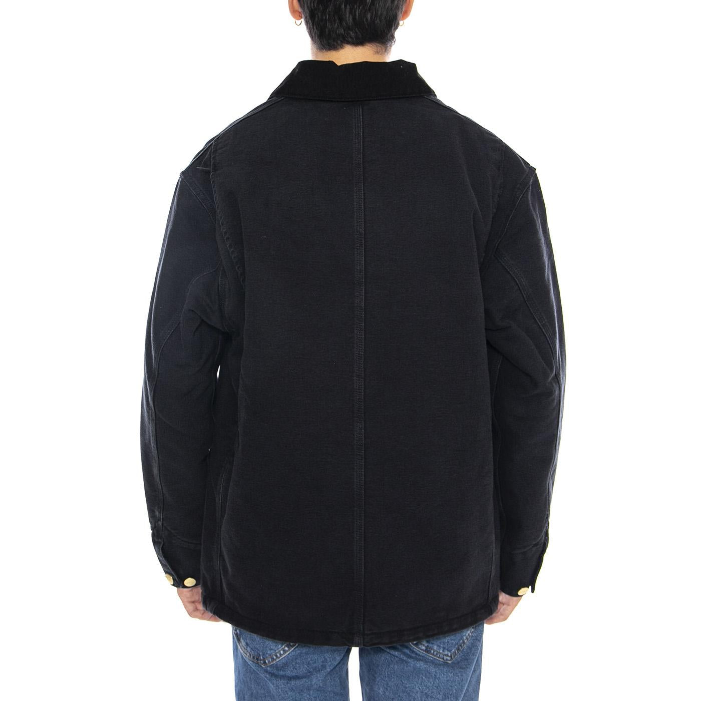 OD Detroit Chore Coat Black / Black - Giacca Uomo Nera I035613.00E4O . CARHARTT WIP 
