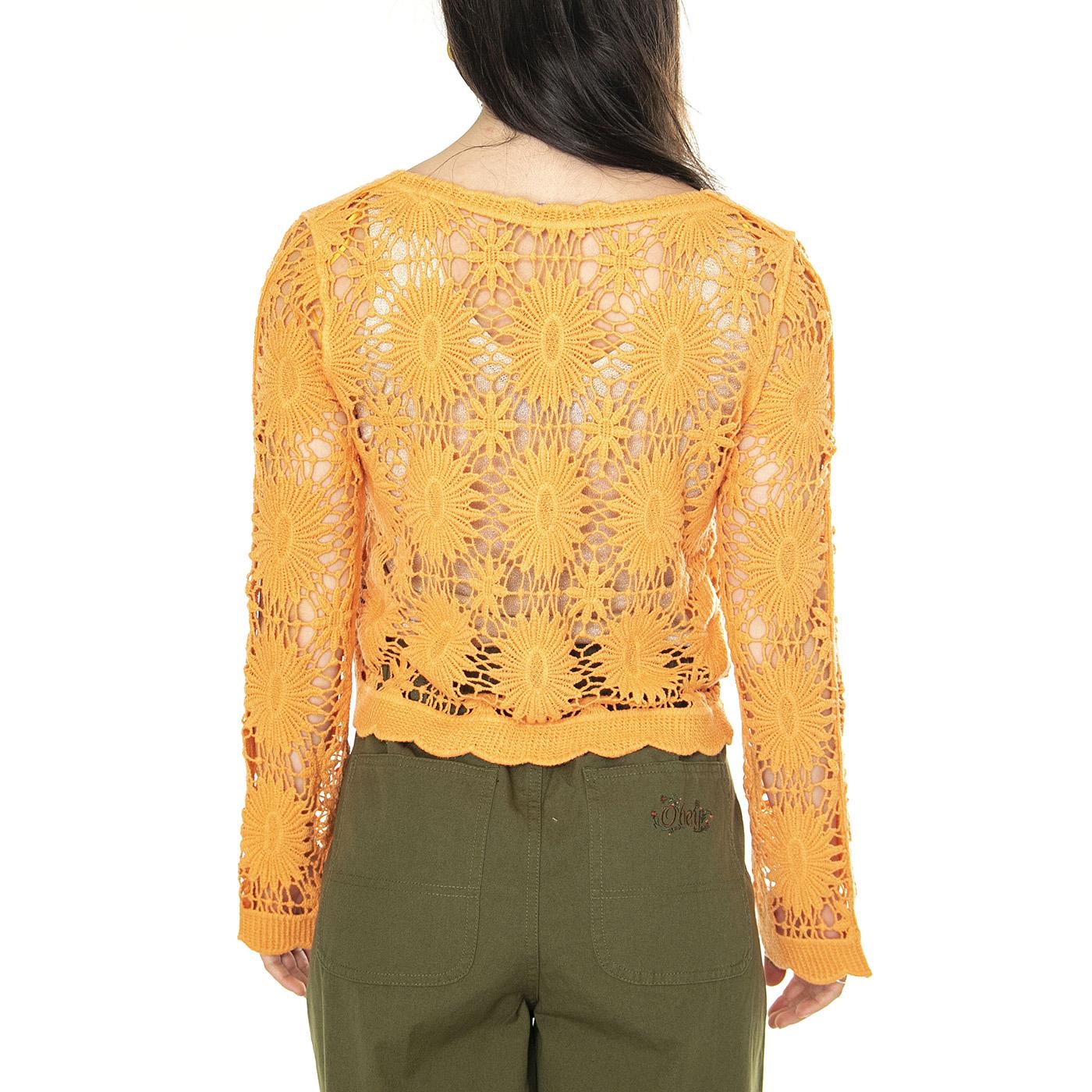 Knitted Cardigan - Cardigan Donna Arancione 85109704-153  MD'M 