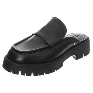 Theory Black Leather - Sandali Donna Neri WSSTHEORY-BLA  WINDSOR SMITH 