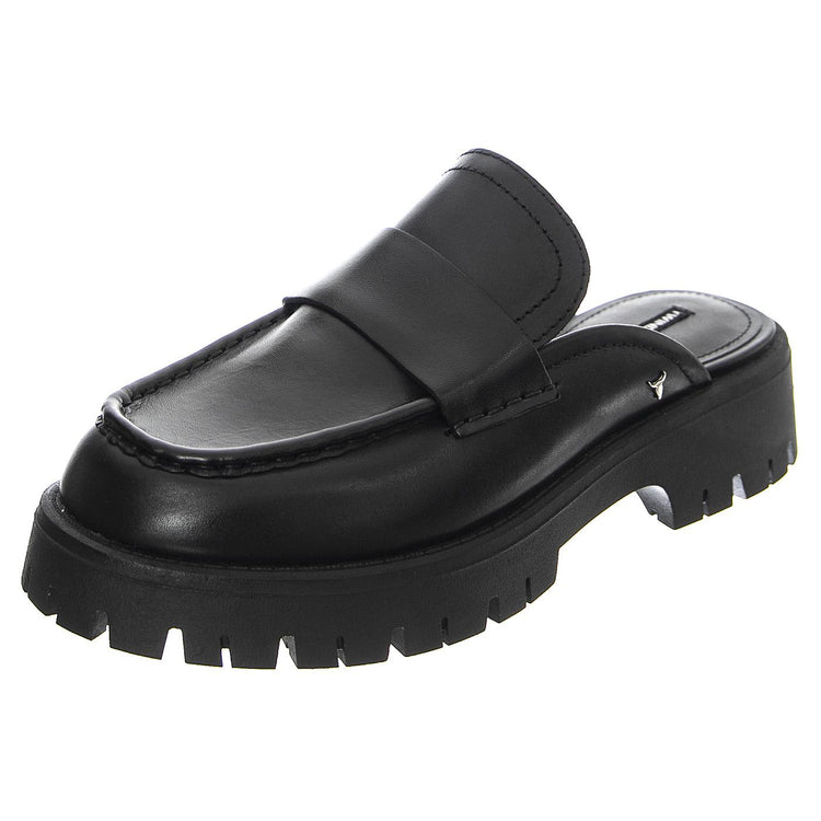 Theory Black Leather - Sandali Donna Neri WSSTHEORY-BLA  WINDSOR SMITH 