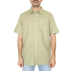 SS 1 Pocket Shirt Tea Leaf Green - Camicia Maniche Corte Uomo Verde W5K0LOG1  WRANGLER 