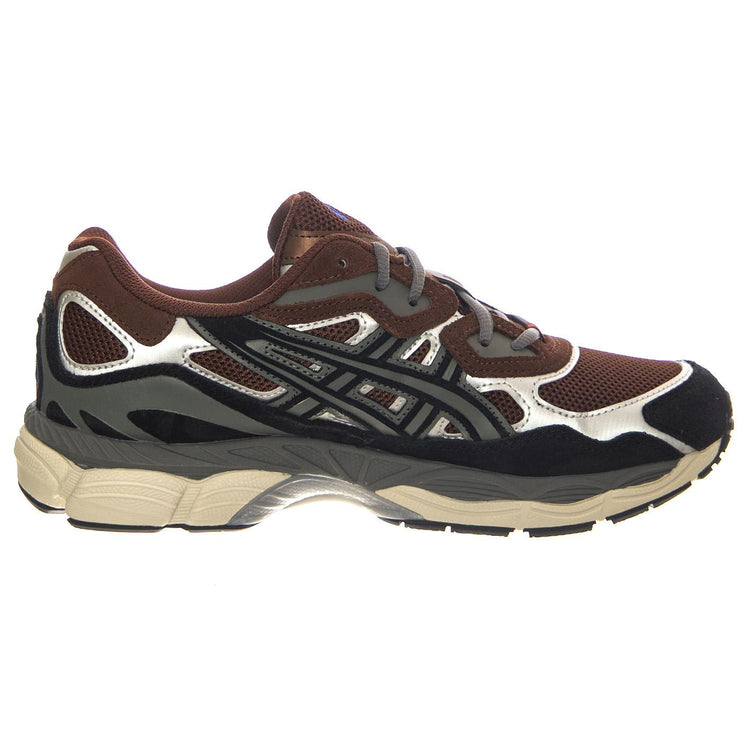 Gel-NYC Reddish Brwon / Black - Scarpe Stringate Profilo Basso Uomo Multicolore 1203A383-200  ASICS 