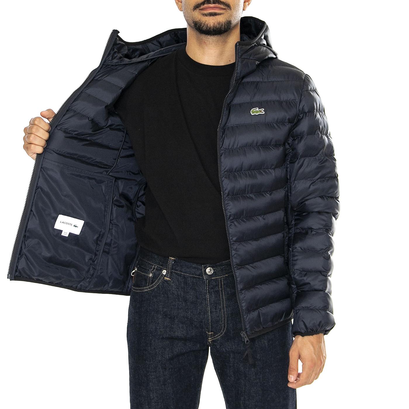 Blusone BH2909-HDE Blue - Giacca con Cappuccio Uomo Blu BH2909-HDE  LACOSTE 