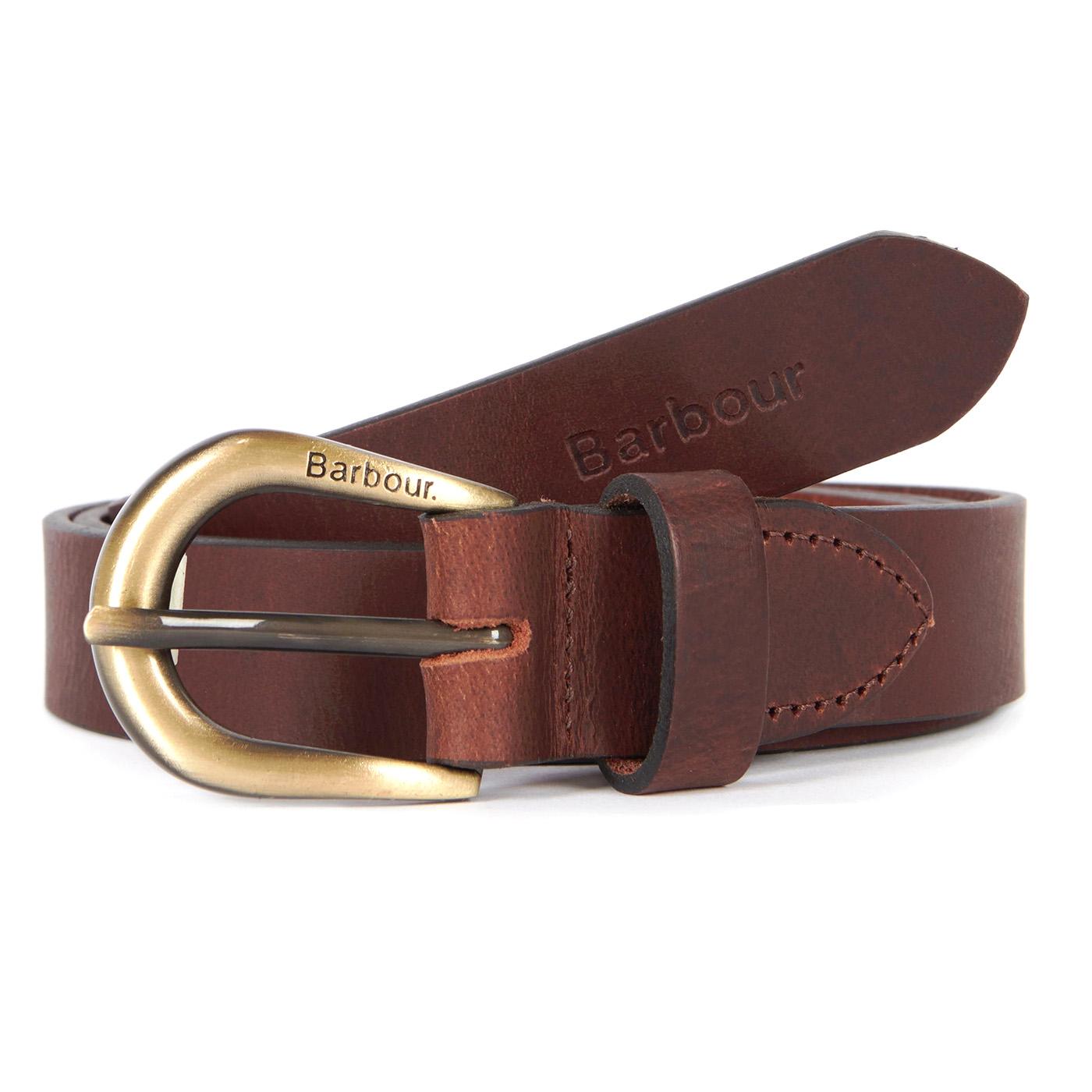 Ladies Allanton Leather Belt Brown - Cintura in Pelle Marrone LAC0306-BR51-SS23  BARBOUR 