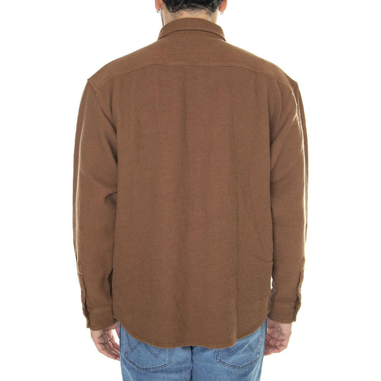 Overshirt Toffee Shirt - Camicia Uomo Marrone W5465WF14  WRANGLER 