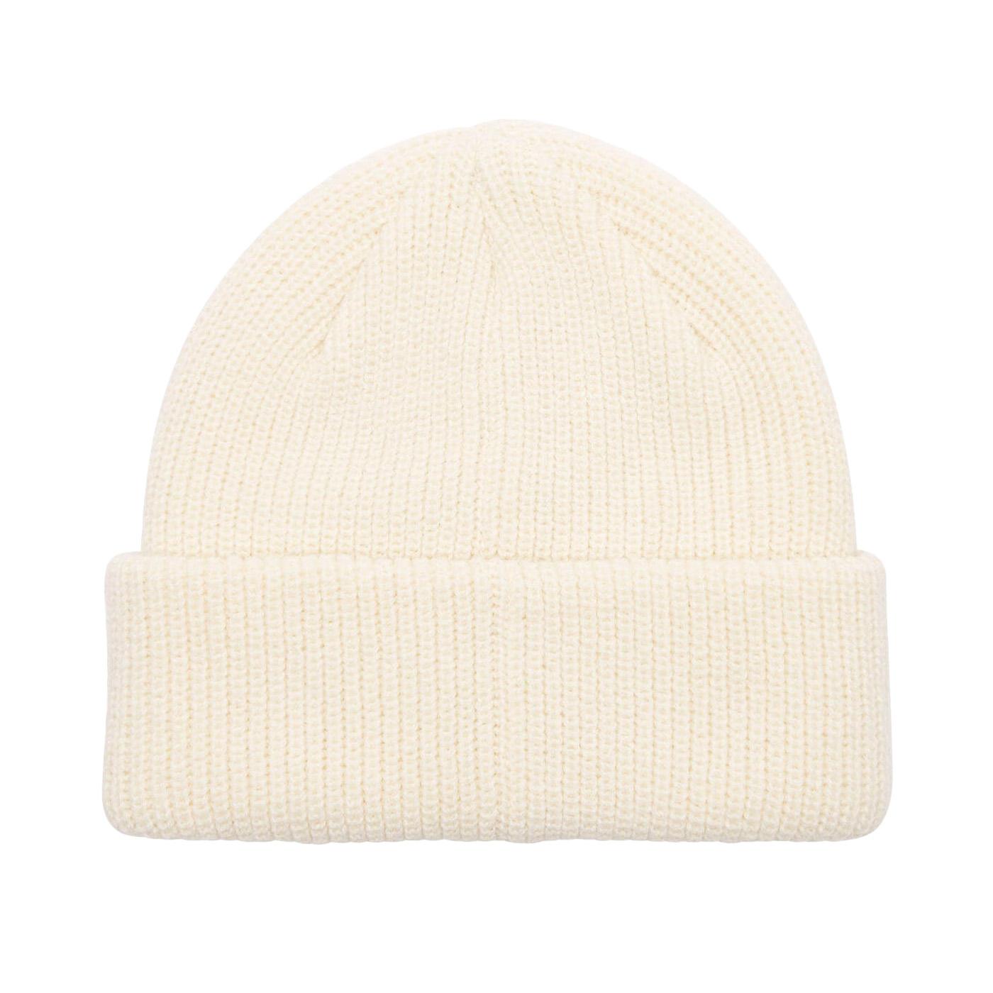 Mid Icon Patch Cuff Beanie Unbleached - Cappellino in Maglia BIanco 100030195 UBL OBEY 