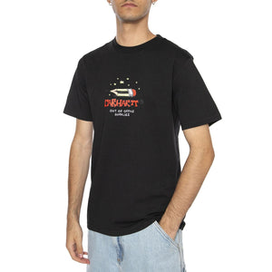 S/S Work Life Romance T-Shirt Black - Maglietta Girocollo Uomo Nera I035201.89XX . CARHARTT WIP 
