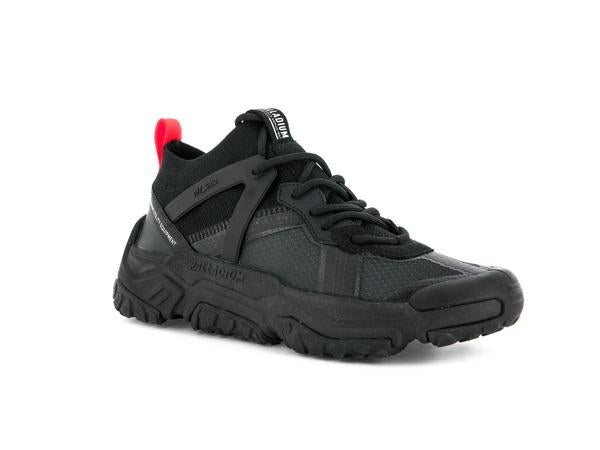 Off-Grid Lo Adv Black / Black - Scarpe Stringate Profilo Alto Uomo Nere PAS77331-001-M  PALLADIUM 