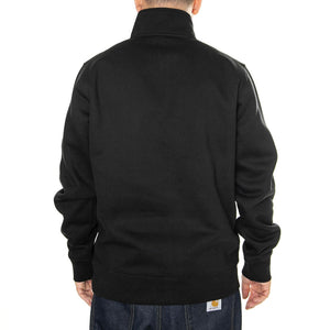 Chase Neck Zip Sweat Black / Gold - Felpa Uomo Nera I033665.00FXX . CARHARTT WIP 