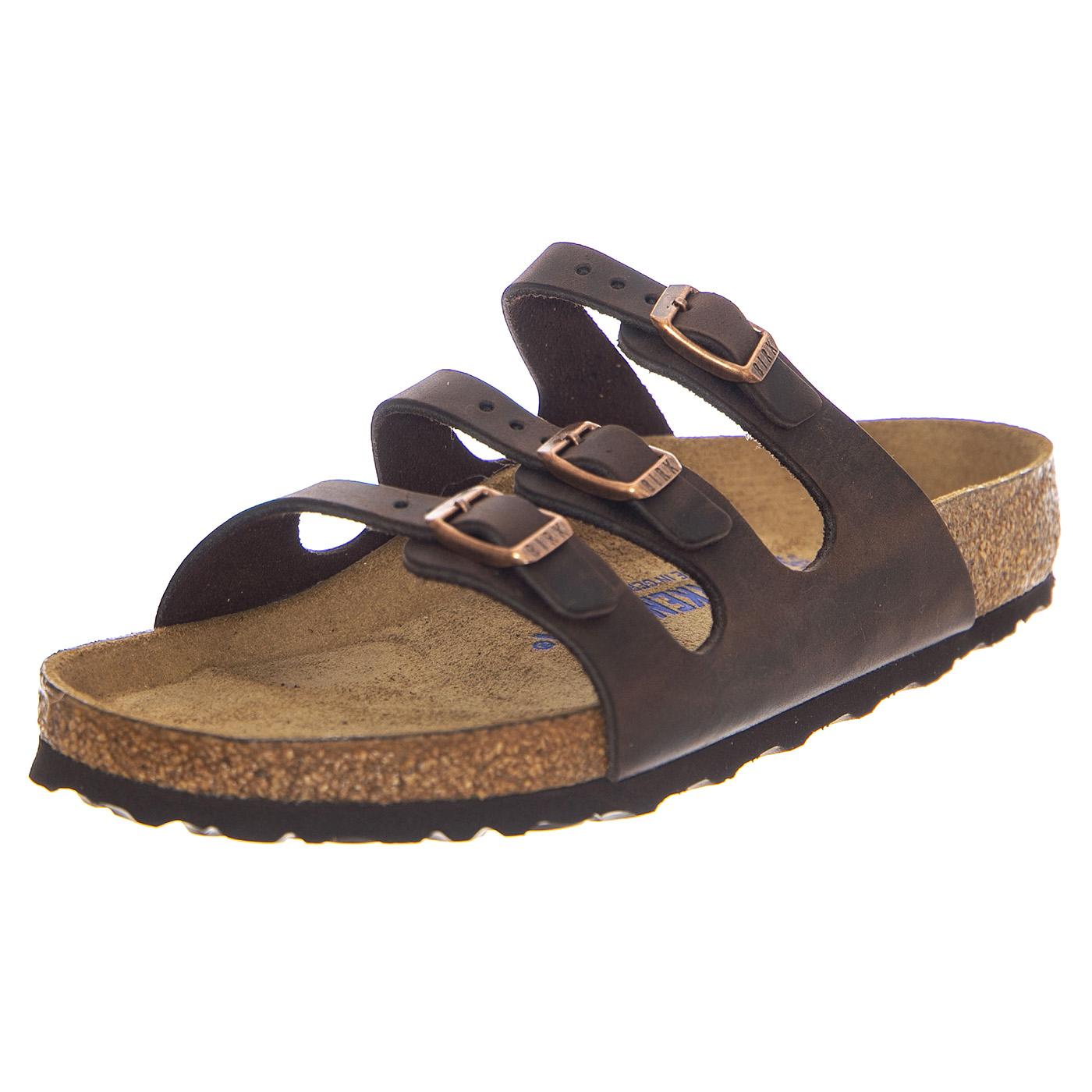 Florida SFB Habana, Oiled Leather - Sandali Donna Marroni 053901 . BIRKENSTOCK 