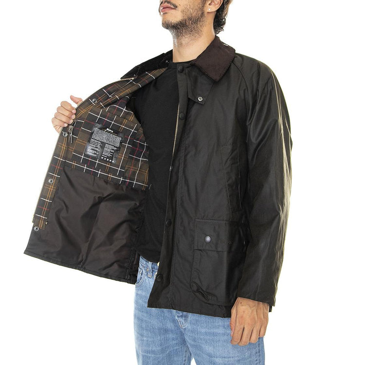 Classic Bedale Wax Jacket Olive - Giacca Invernale Uomo Marrone FW22-MWX0010-OL71 . BARBOUR 