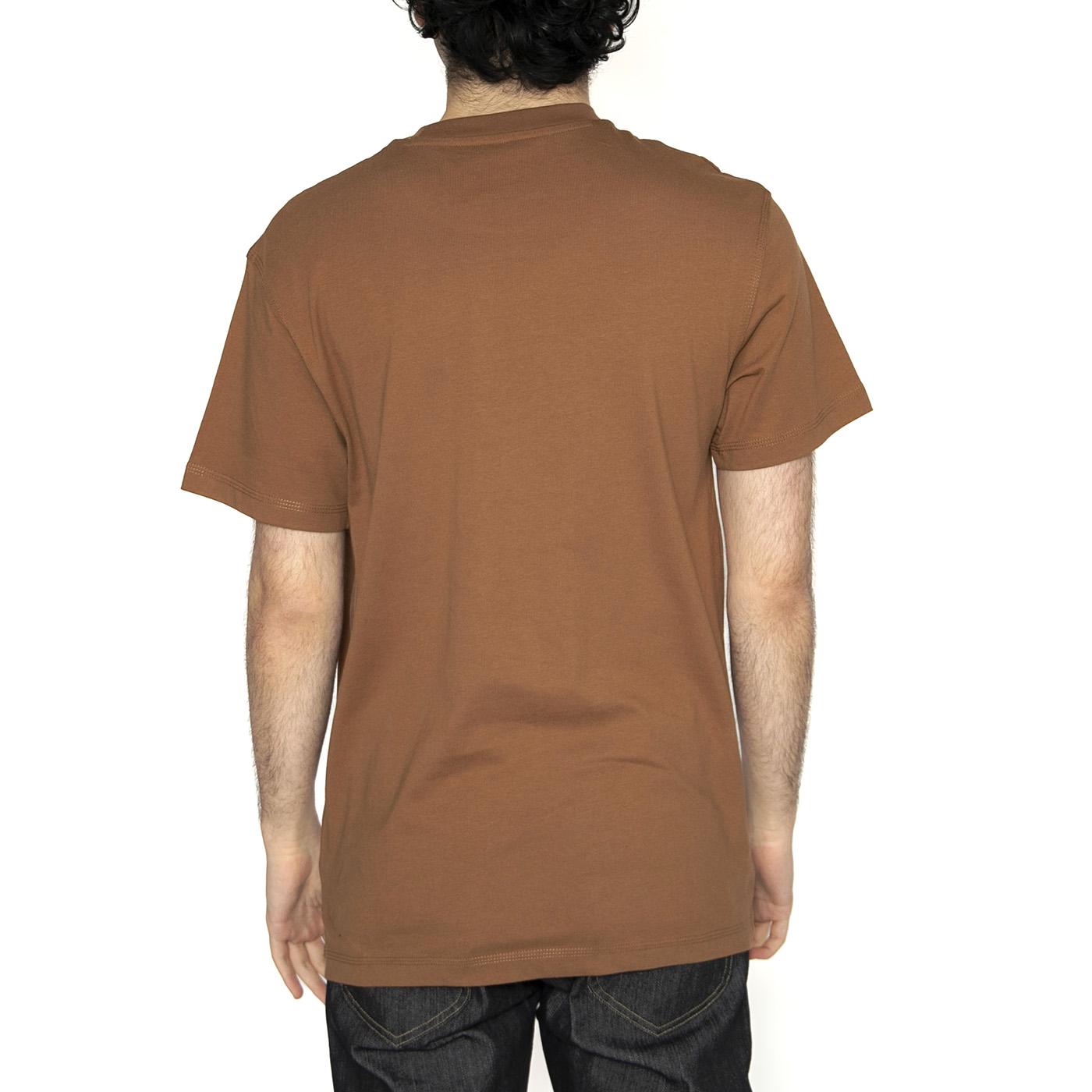 WW Pocket Tee Burlwood - Maglietta Girocollo Uomo Marrone 112364588  LEE 