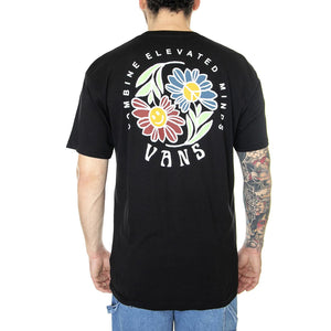 Elevated Mind SS Tee Black - Maglietta Girocollo Uomo Nera VN00003KBLK1  VANS 