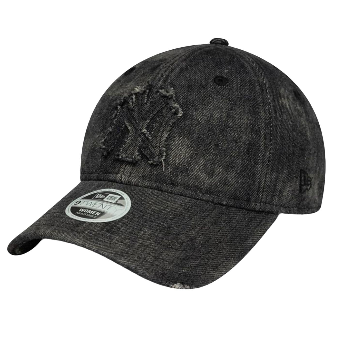 WMNS Stne Denim 920 Stone Denim Black New York Yankees Cap - Cappellino con Visiera Nero e Logo ricamato tono su tono 60691319 . NEW ERA 