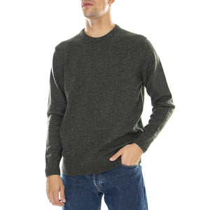 Tisbury - Maglione Girocollo Uomo Verde MKN0844-GN79-FW21  BARBOUR 