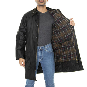 Classic Northumbria Wax Jacket Olive - Giacca Invernale Uomo Marrone 222MMWX0009-OL91  BARBOUR 