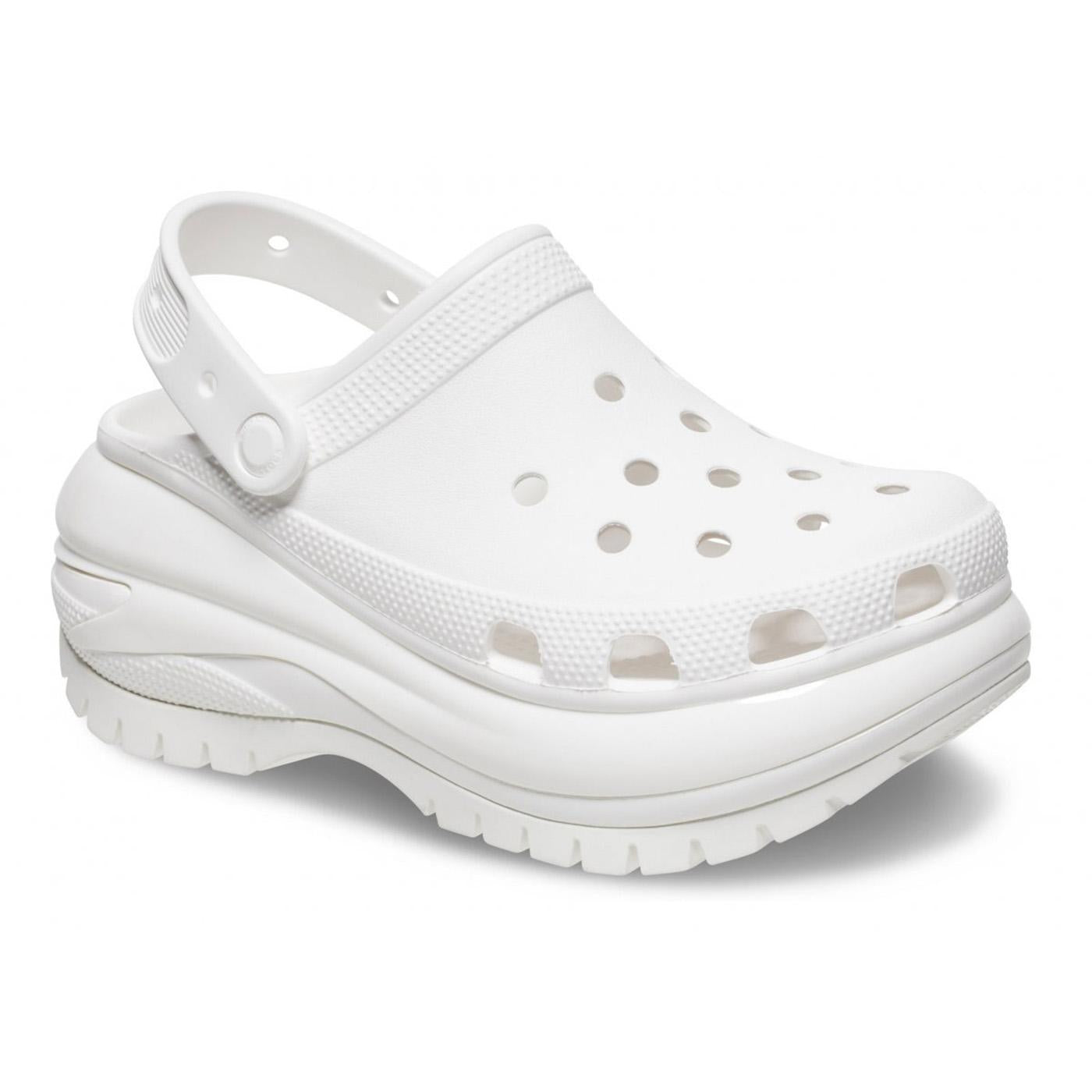 M' Classic Mega Crush Clog W WHI - Sandali Uomo Bianchi CR.207988-WHI . CROCS 