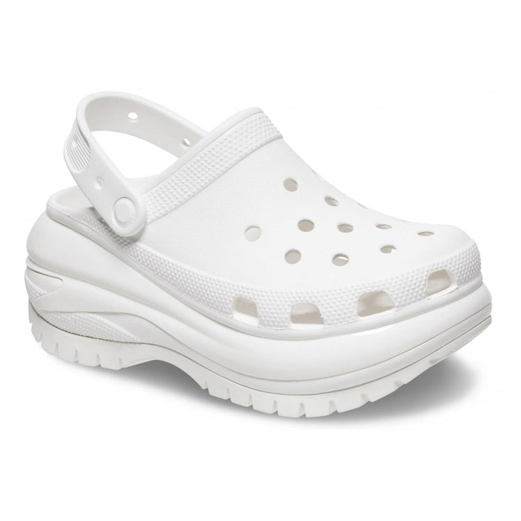 M' Classic Mega Crush Clog W WHI - Sandali Uomo Bianchi CR.207988-WHI . CROCS 