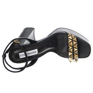Lockett Black / Gold - Sandali Donna Neri SMSLOCKETT-BLK  STEVE MADDEN 