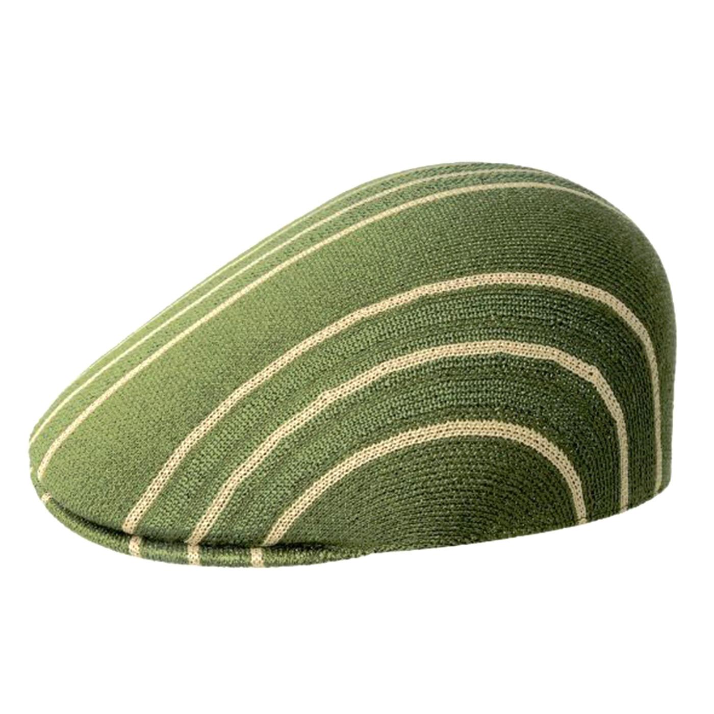 Don Stripe 507 Sea Kelp - Cappello a Coppola Verde K3719-SK301  KANGOL 
